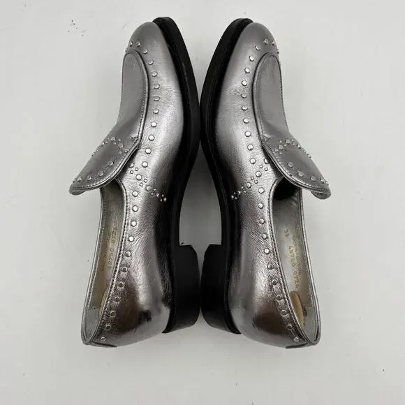 The Office of Angela Scott Miss Cecilia Studded Loafers Women's 36 US 6 - Picture 7 of 13